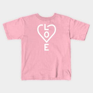 Pink Love Kids T-Shirt